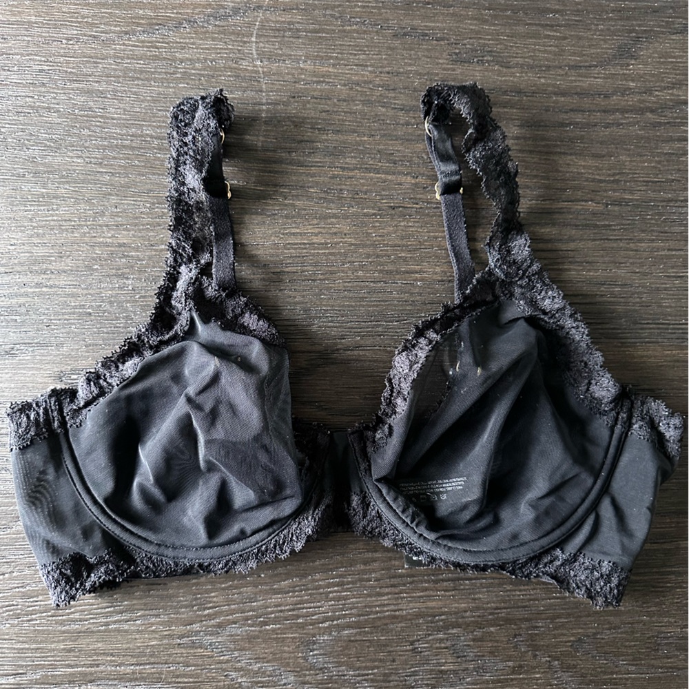 Natori Black Lace Accent Bra